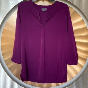 Van Heusen purple blouse
